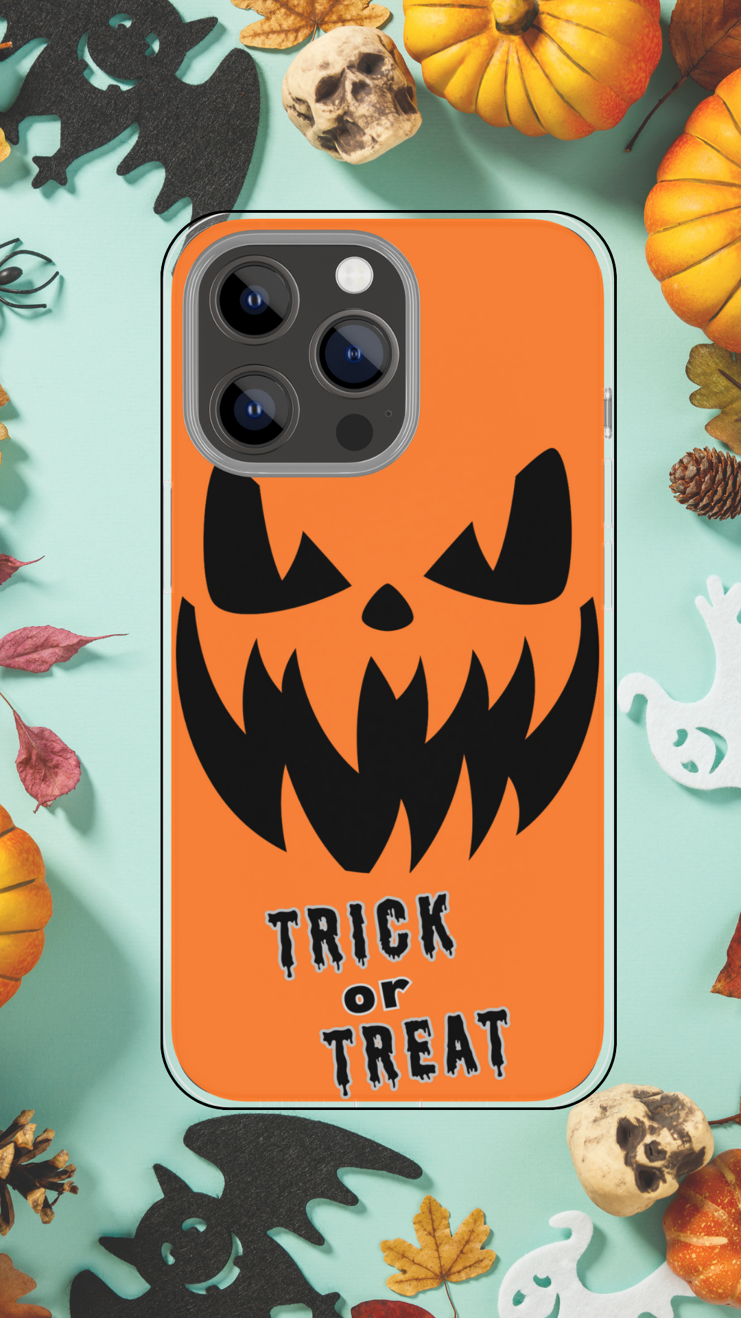 Pumpkin Trick Or Treat Halloween Phone Case